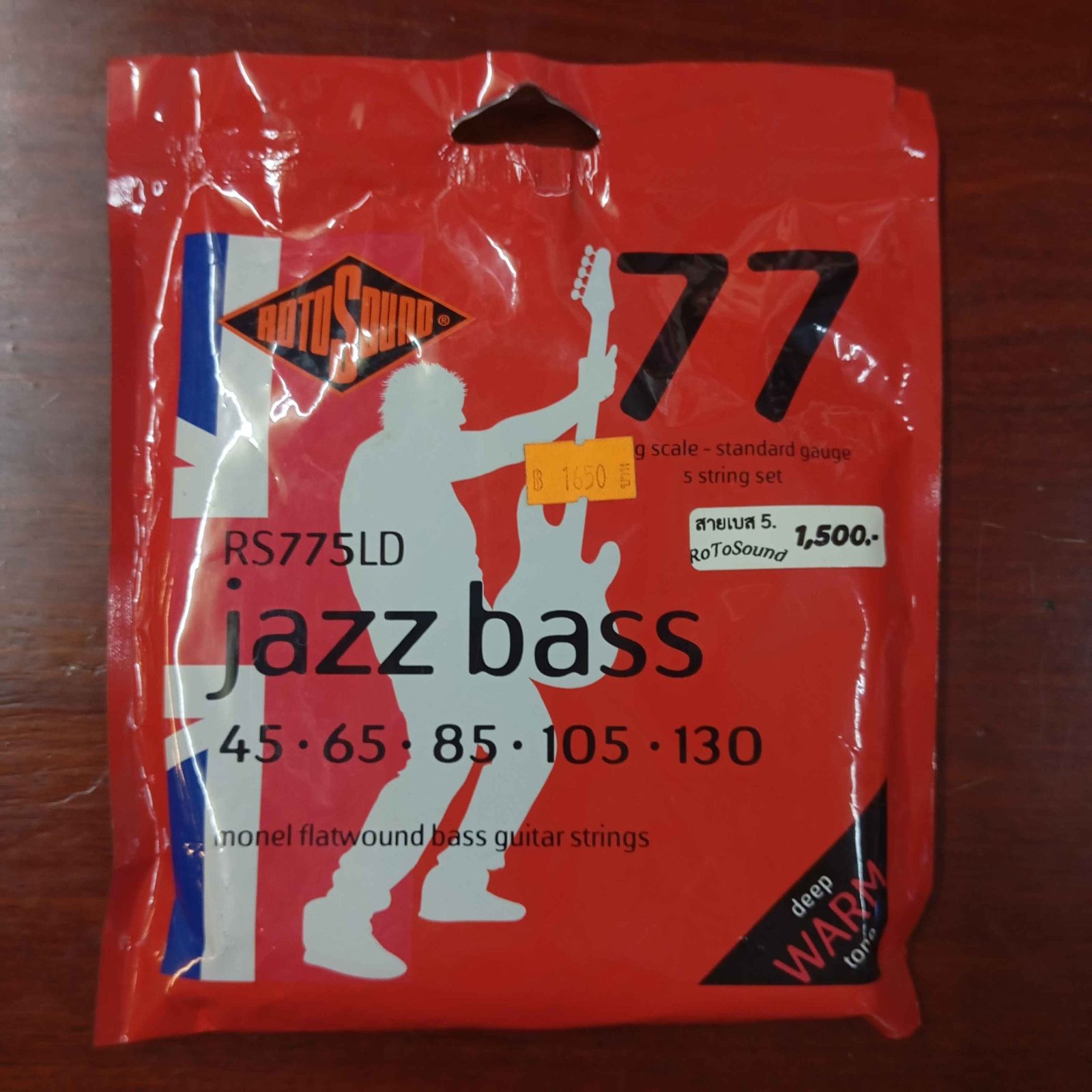 สายเบส5 rotosound รุ่น rs775ld jazz bass