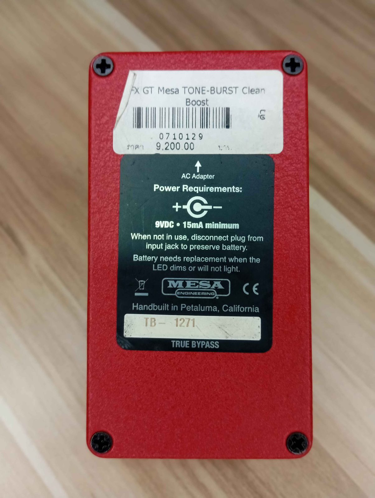 เอฟเฟคก้อน mesa boogie tone burst boost usa