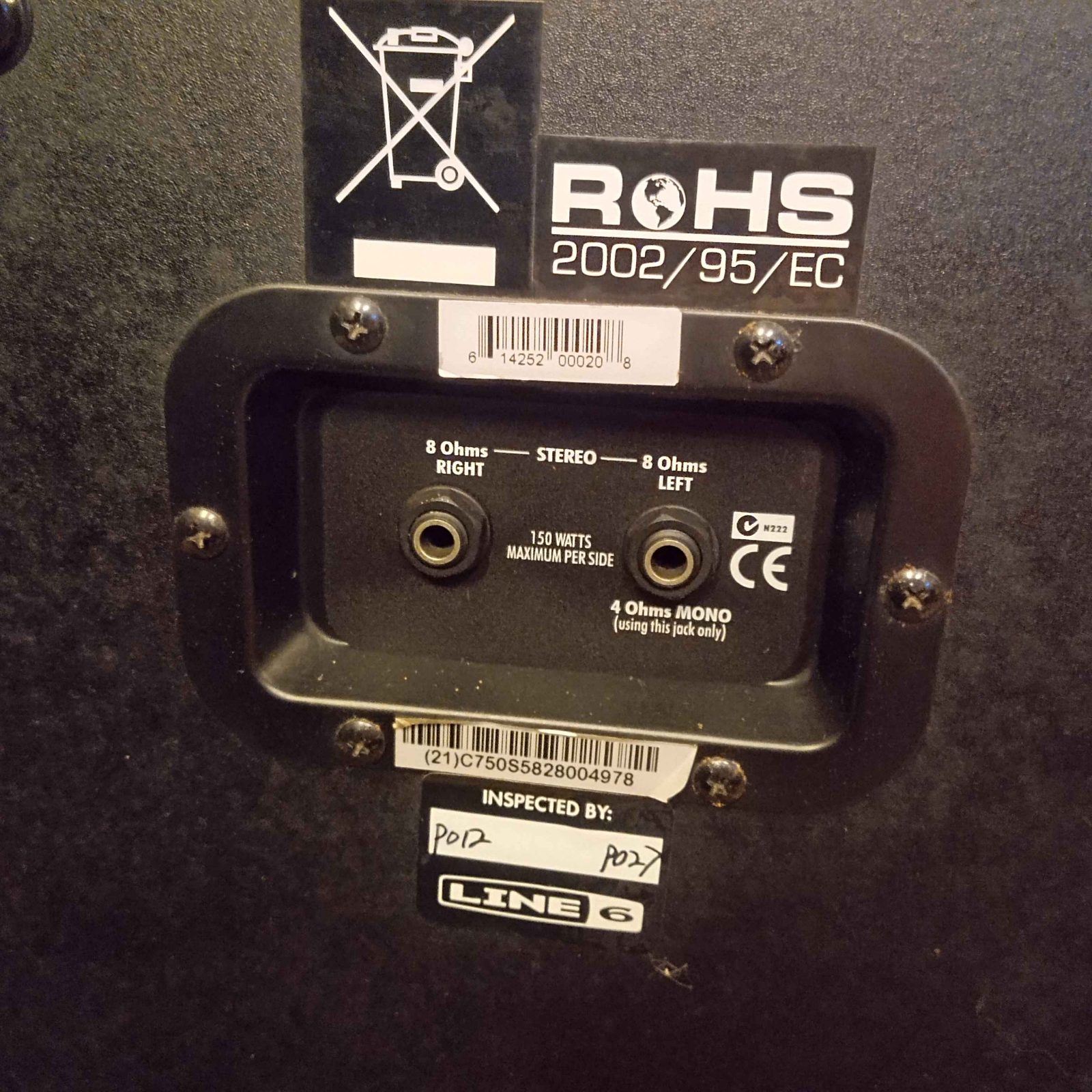 แอมป์กีตาร์ line 6 spider iv hd150 ขนาด 150 วัตต์ พร้อมตู้ลำโพง 4x12 นิ้ว แบบ half stack