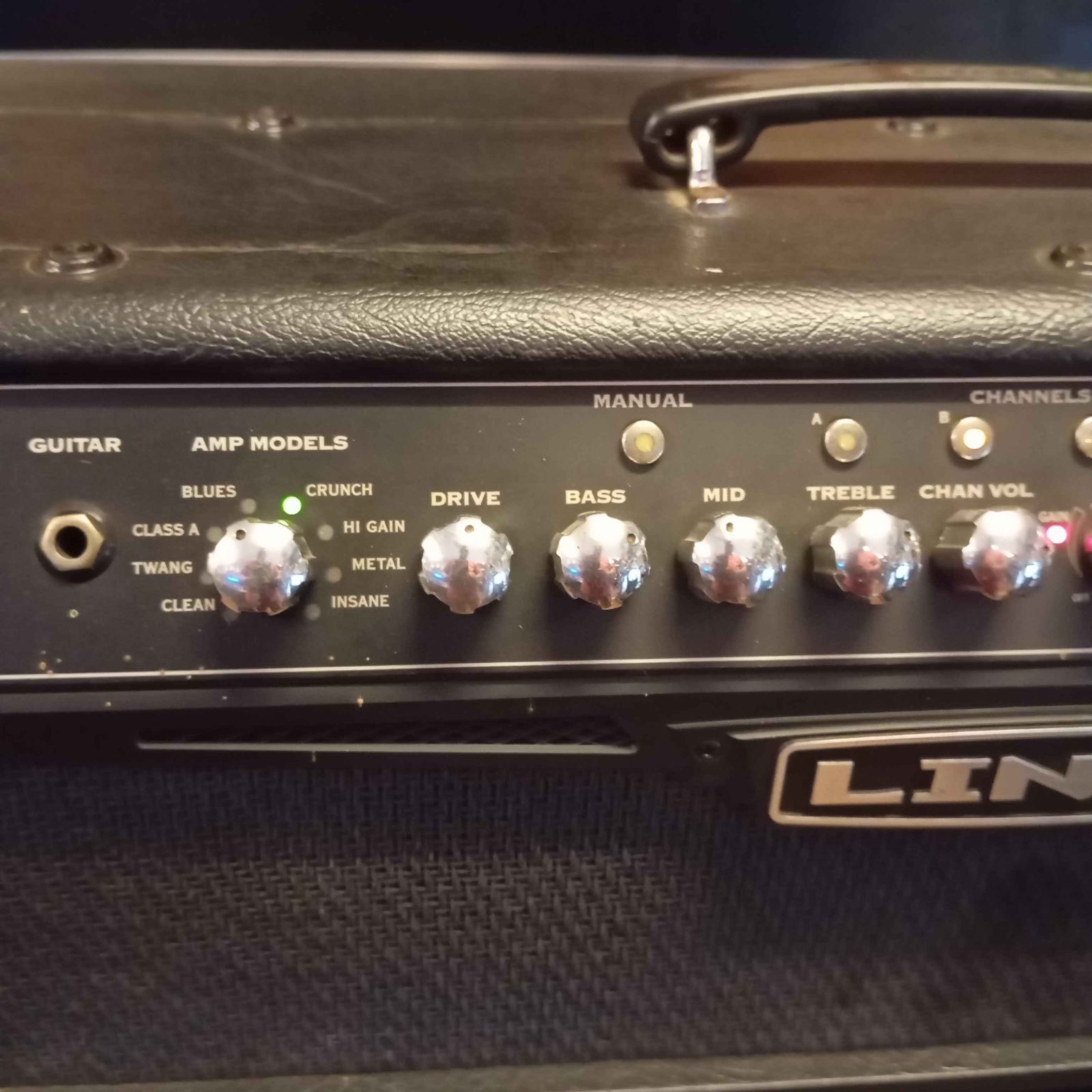 แอมป์กีตาร์ line 6 spider iv hd150 ขนาด 150 วัตต์ พร้อมตู้ลำโพง 4x12 นิ้ว แบบ half stack