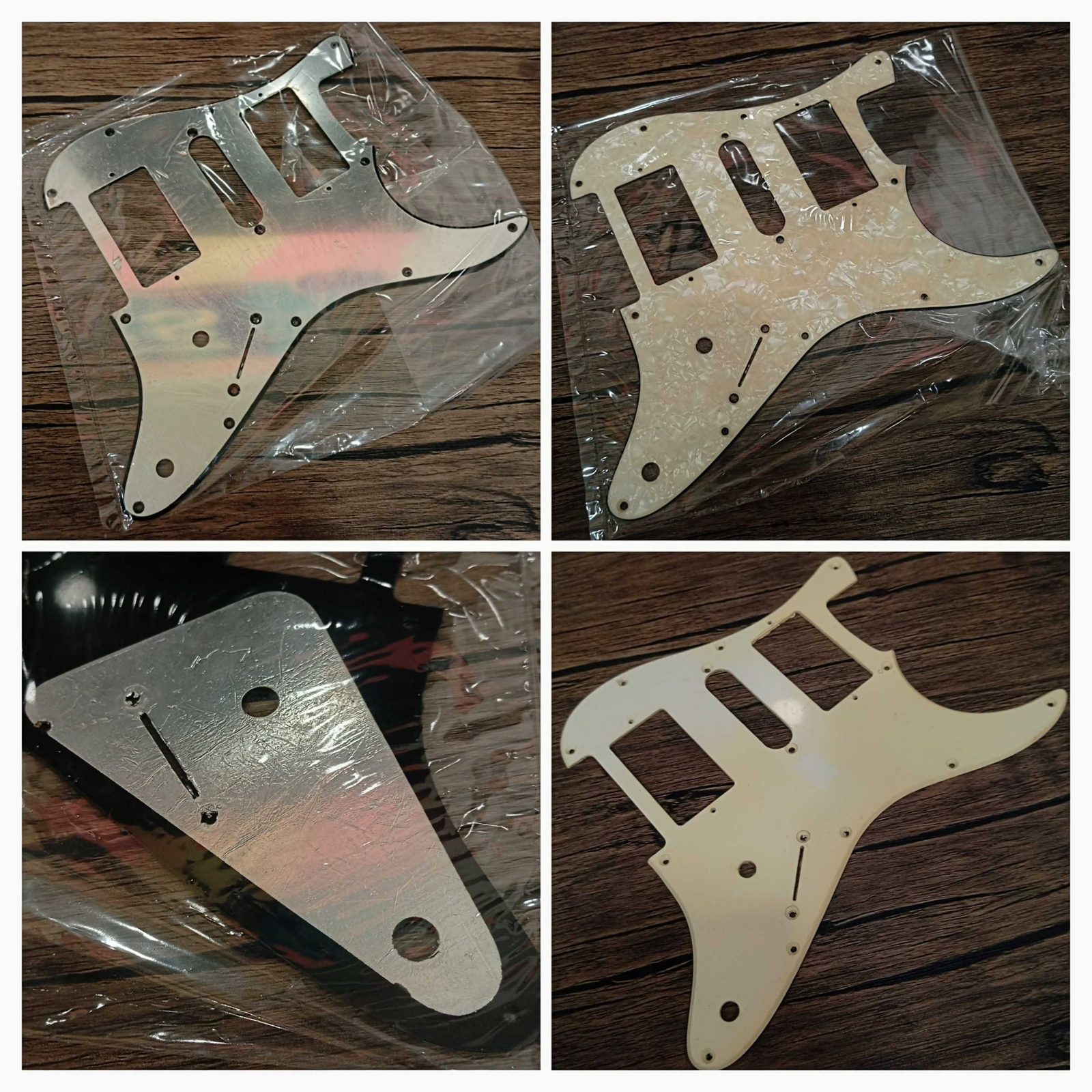 ปิ๊กการ์ดทรง strat hsh 11รูสำหรับ fender