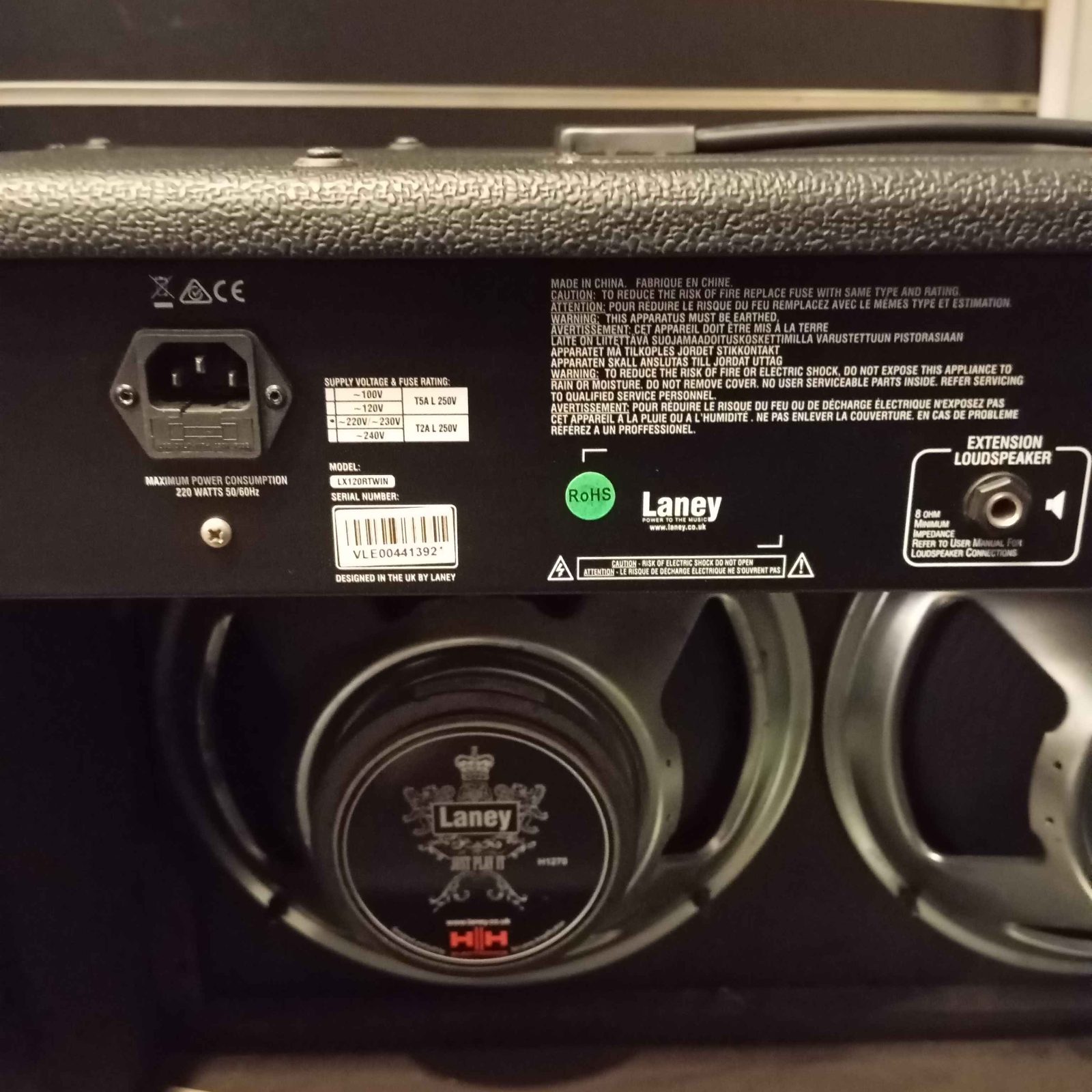 แอมป์ gt laney lx120rtwin